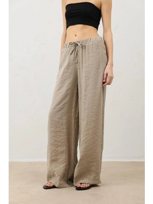 Antioch Bej Modal Karışımlı Kadın Pantolon