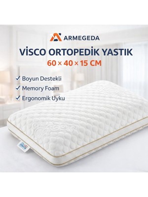 armegeda sıradışı tasarımlar Armegeda Colojen Visco Ortopedik Yastık – Ergonomik Uyku Konforu
