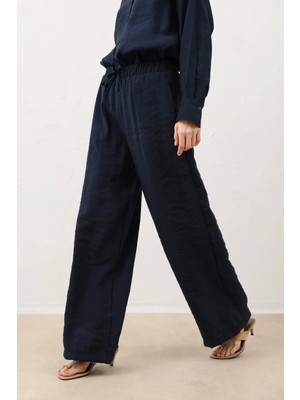 Antioch Lacivert Modal Karışımlı Kadın Pantolon
