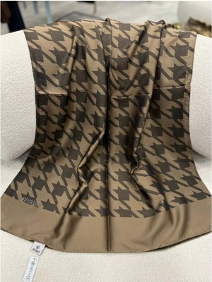 Meram Butik Siyane Kazayağı Jakarlı Şal - 19 - Standart