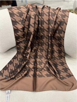 Meram Butik Siyane Kazayağı Jakarlı Şal - 21 - Standart