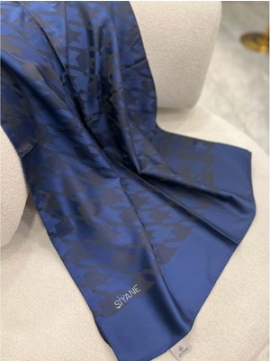 Meram Butik Siyane Kazayağı Jakarlı Şal - 2 - Standart