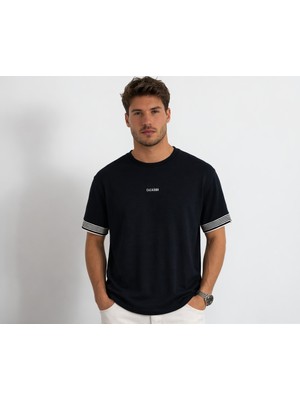 Cazador Erkek T-Shirt Dokuma Kısa Kol 44710 Laciver