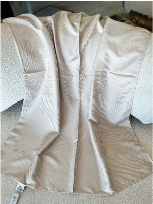 Meram Butik Siyane Zebra Desen Jakarlı Şal - 2