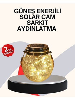 Eco Lounge Dekoratif Solar Cam Şişe LED Lamba Gün Işığı Renk