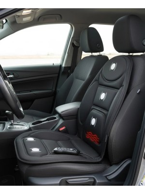 Sırt ve Bel Için Isıtmalı Masaj Minderi Çok Bölgeli Tasarım