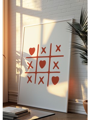 Des Vu Print Xoxo Posteri, Pinterest Temalı Çerçevesiz Poster