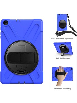 AyrStore Samsung Galaxy T510 Tab A 10.1 Kılıf Amazing Tablet Kapak - Mavi