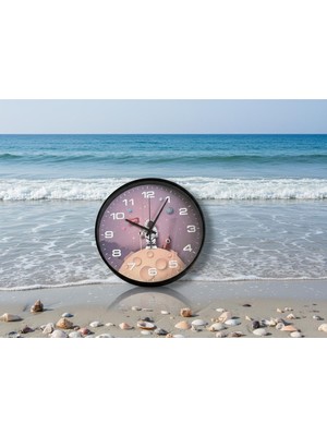 Bitiger Çocuklar Için Desenli Quartz Duvar Saati – Renkli ve Eğlenceli Saat