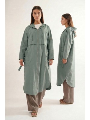 Ceremony Cebi Pileli Metal Tokalı Safari Kap 821 Yeşil