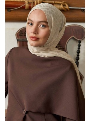 Bloom Desen Kaşmir Şal Fildişi