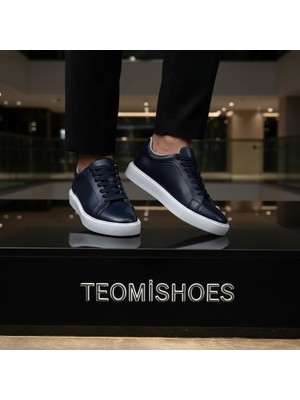 By Barretti Lacivert Sneaker Beyaz Taban