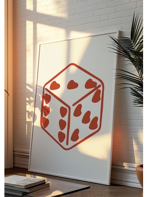 Des Vu Print Kalpli Zar Posteri, Pinterest Temalı Çerçevesiz Poster
