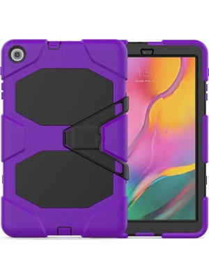 AyrStore Samsung Galaxy T510 Tab A 10.1 Kılıf Griffin Tablet Kapak - Mor