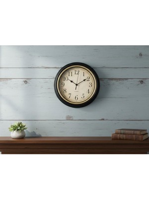 Bitiger Klasik Quartz Dekoratif Duvar Saati – Ev, Ofis ve Salon Için Şık Tasarım