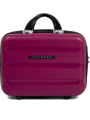 Braventa Collection Lucas Polipropilen Kırılmaz Valiz - Hafif Sert Kabuklu Bavul, Makyaj Valizi - Bordo