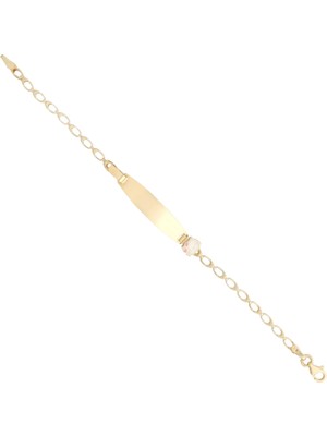 Berk Mücevherat 14 Ayar Altın Hello Kitty Figürlü Çocuk Künyesi