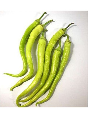 Braventa Collection Yerli Tatlı Yalova Çorbacı Biber Tohumu 200 Tohum Yeşil Sarı Biber Tohumu +Süpriz Hediye Sebze Tohum