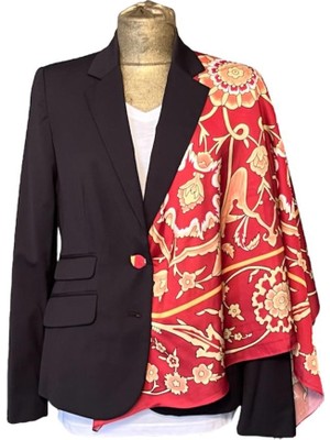 Edirne Lavanta Edirne Kırmızısı Eşarp 90X90CM Model-1