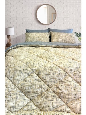 Braventa Collection Alla Turca-Lux Uyku Seti-Tek Kişilik-Lastikli Çarşaflı 2yastık Kılıflı-Özel Çantada Active Sarı (Sar