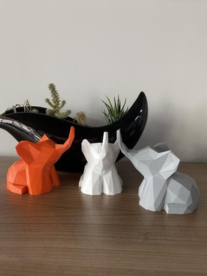 Braventa Collection Dekoratif 3'lü Set Fil Biblo Bereket Fili Obje 13 cm Konsol Kitaplık Sehpa Süsü Ev Dekorasyon Beyaz,