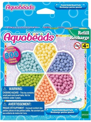 Ergün Collection 31505 Epoch Aquabeads Pastel Boncuk Paketi, 800 Parça +4 Yaş