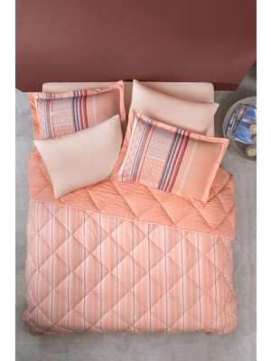 Braventa Collection Yataş Pamena Çift Kişilik Uyku Seti Somon