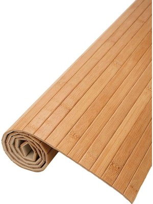 Braventa Collection Orret Home Kaydırmaz Tabanlı Bambu Banyo Paspası – 70X45 cm Doğal Bambu Mat, Suya Dayanıklı, Kaymaz