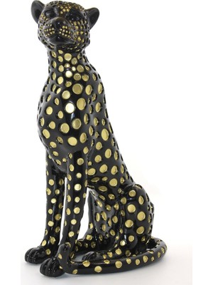 Ergün Collection Polyester Jaguar Figürü