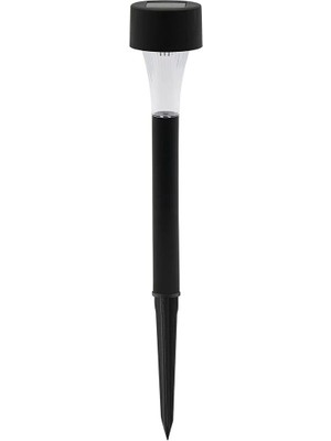 Braventa Collection , Solar Bahçe Lambası, Siyah, Güneş Enerjili, Saplama Tipi, Modern Minimalist Tasarım, Dış Mekan Ayd