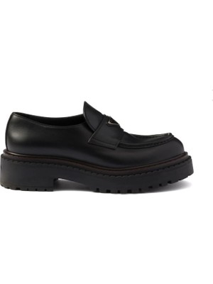 Prada Sport Komple Deri Metal Logolu Ayakkabı