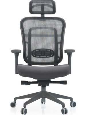 Braventa Collection Ivo Passion Çalışma | Oyuncu | Ofis | Yönetici | Makam Koltuğu (Gri Kumaş Oturak)