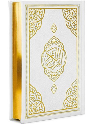 Braventa Collection Termo Deri Ciltli - Medine Hatlı - Hafız Boy - Kuranı Kerim - Beyaz