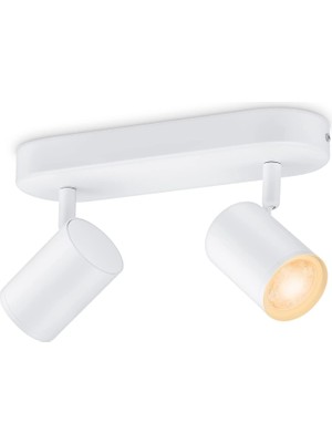 Braventa Collection Imageo Spot Tavan Lambası Ayarlanabilir Beyaz & Renk 2X5W Beyaz Tekli Paket