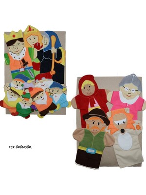 Ergün Collection AND-5004 Masal Kahramanları Kukla Seti