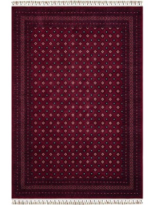 Pierre Cardin History HY07A Vintage Etnik Desenli Zelanda Yün Ile Dokunan Özel Tezgah Halı