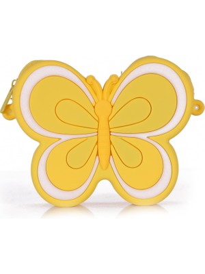 Braventa Collection Ogi Mogi Toys Silikon Sarı Kelebek Omuz Çantası