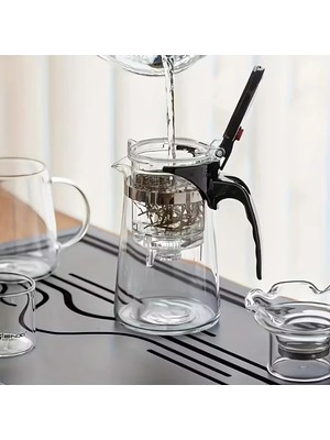 VeraGlobe Buğz Otomatik Basmalı Demlik 900 ml