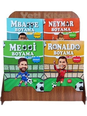 Ergün Collection Futbolcular Boyama Kitapları Standı (Kasa Önü  125 Kitap)