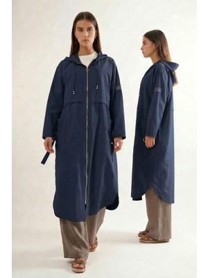 Ceremony Cebi Pileli Metal Tokalı Safari Kap 821 Lacivert