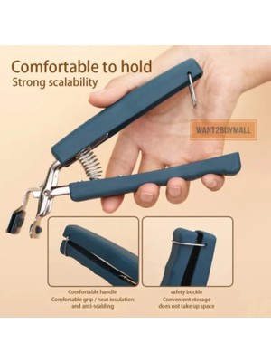 VeraGlobe Buğz Tabak Tepsi Kelepçesi Yanma Önleyici