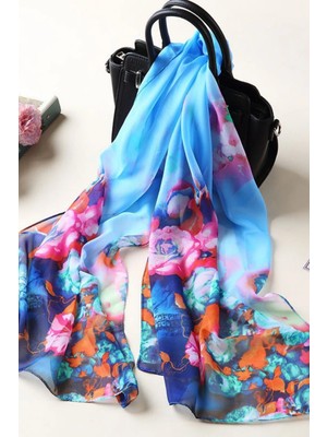 Koni Club Kadın Ekspresyonist Uzun Şal