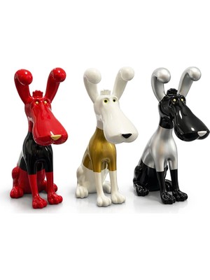 VeraGlobe Buğz Polyester Sevimli Köpek Figürü