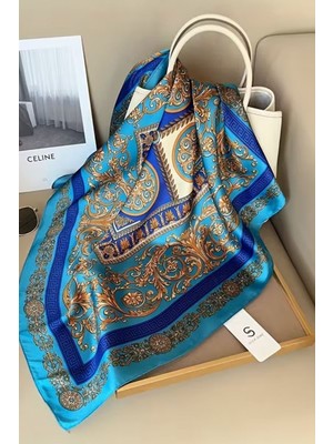 Koni Club Kadın Fular Sonbahar Sanatı ve Işıltı