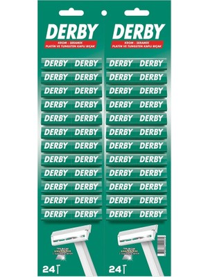 Derby 48 Li Tek Bıçak Kartela Ergonomik Tasarım ile Hassas Kesim Paslanmaz Çelik