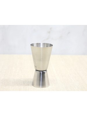 VeraGlobe Buğz Paslanmaz Çelik Kokteyl Bar Ölçeği 30/60 ml