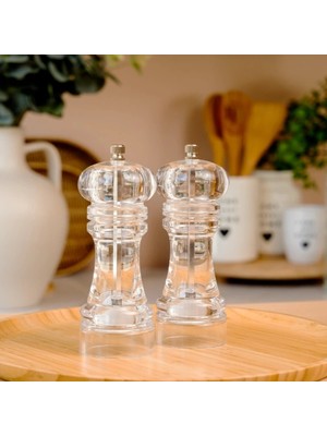 VeraGlobe Buğz Akrilik El Değirmeni 18 cm