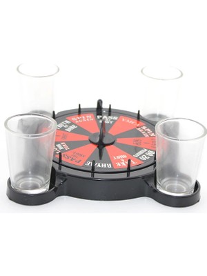 VeraGlobe Buğz Çarkıfelek  Shot Bardak Oyunu