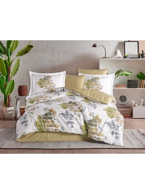 Ergün Collection Çift Kişilik Poplin Nev Sara Yeşil