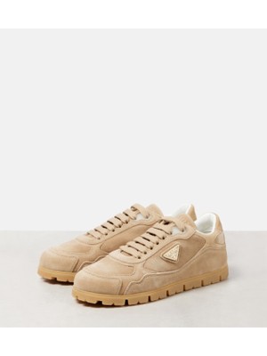 Prada Sport Süet Metallogolu Erkek Ayakkabı